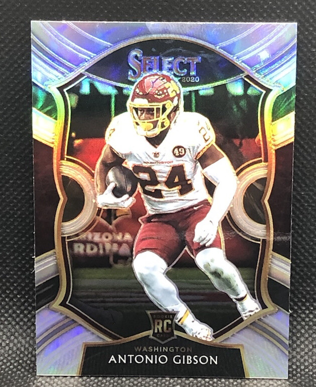 Antonio Gibson 2020 Panini Select Concourse Silver Rookie RC #72 Washington