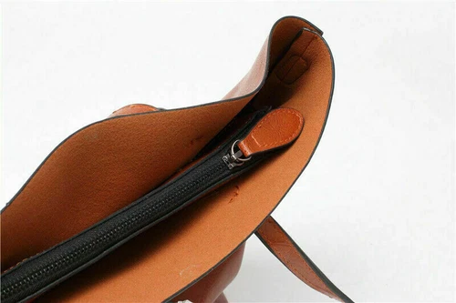 Damenhandtasche aus Leder Schultertasche Umhängetasche Kuriertasche Beuteltasche - Bild 7 von 21