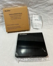 External DVD/CD Drive USB 3.0 Pop-up Mobile External  Rioddas