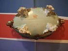 ANTIQUE VTG RARE OLD ROYAL VIENNA GERMANY PORCELAIN FOUR GOLD LEGS FOOTED BOWL — photo 6