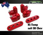 New Ignition Spark Plug Lead Separators Vertical Mounts Brackets suit SBC Red