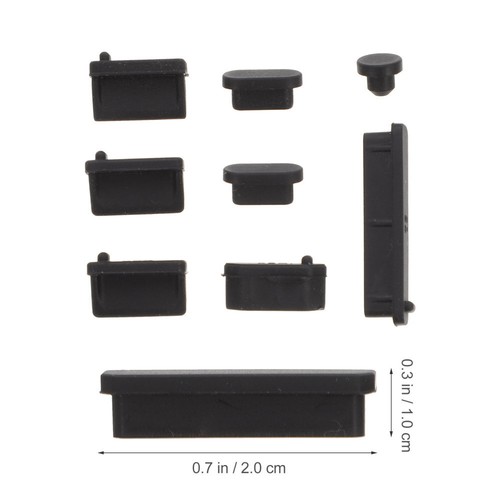3 Sets Staubstopfen Staubschutz Aus Silikon Ladeanschlussstaubstecker - Zdjęcie 11 z 12