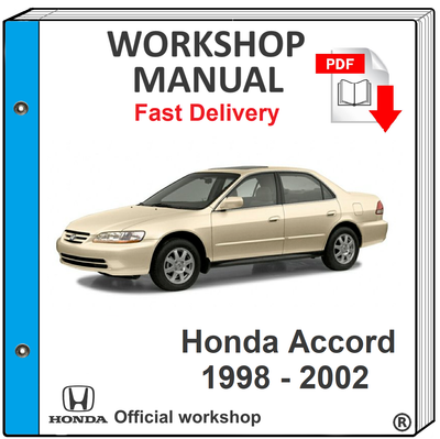 Honda Accord 1998 1999 2000 2001 2002 Service Repair Manual Workshop Wiring Ebay