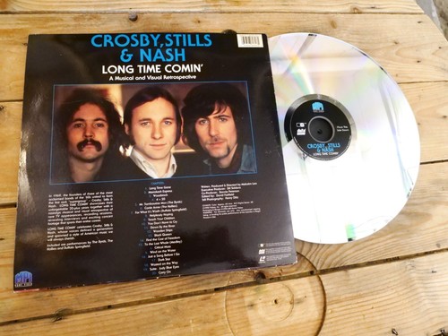 CROSBY STILLS NASH LONG TIME LD NTSC LASERDISC EX COVER EX ORIGINAL 1994 - Picture 6 of 6