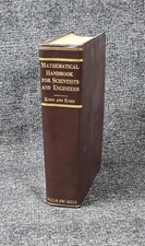 1961 Math Handbook Scientists Engineers Korn HC Vintage Sci-Tech Collectible
