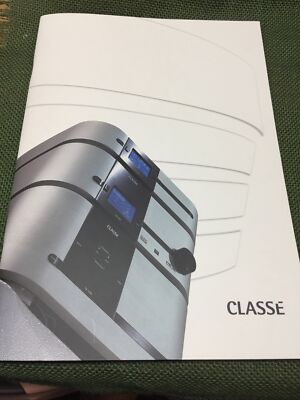 Classe Audio  Rare 2010 Era Marketing Catalog CA2100 2200 CP500 + With Gatefold