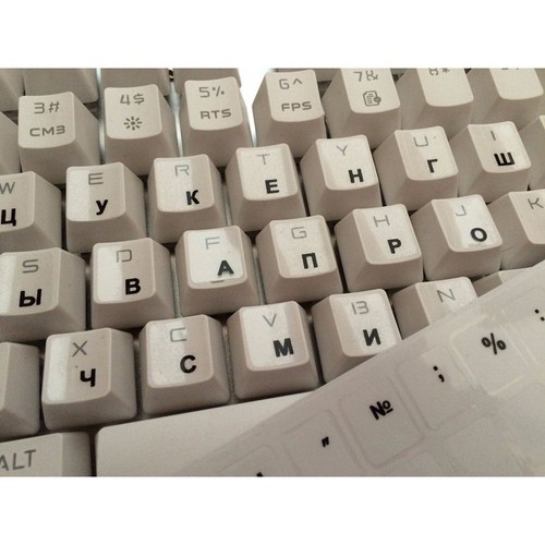 Protective Film No Alphabet Keyboard Stickers Transparent Russian Language - Picture 12 of 16