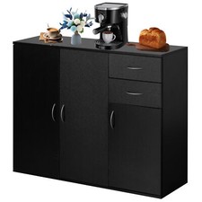 Aparador Buffet 33" con Almacenaje, Amplio Sobremesa, Cajones Grandes