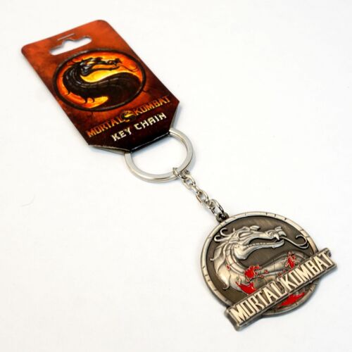 OEM Licensed Mortal Kombat Dragon Mark Medallion Symbol Key Chain Preorder Promo - Picture 1 of 3