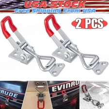 Heavy Duty Steel Toggle Latch Catches Adjustable Lock Clamp For Boxes Case New