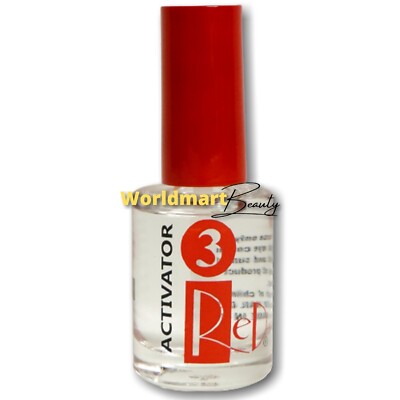 Red Nail Dip Powder Liquid 0.5fl.oz Powder Dipping Liquid Dip #3- Activator
