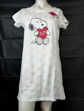*NEU* The Peanuts Snoopy Damen Nachthemd Bigshirt Schlafanzug Pyjama S M L XL