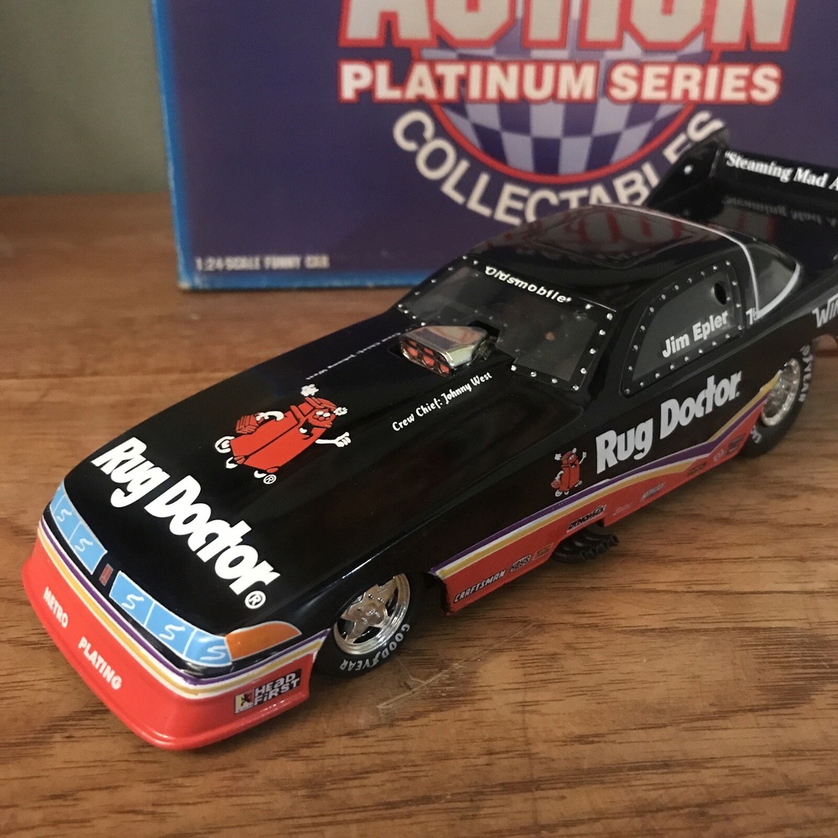 Action 1:24 Scale NHRA JIM EPLER RUG DOCTOR 1994 OLDSMOBILE