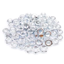 500pcs M6 Metric Thread Insert Screw Fastener Zinc Plated Carbon Steel Hex Nut