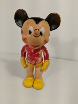 Vintage Mickey Mouse Rubber Toy By The Sun Rubber Company Walt Disney Production | eBay