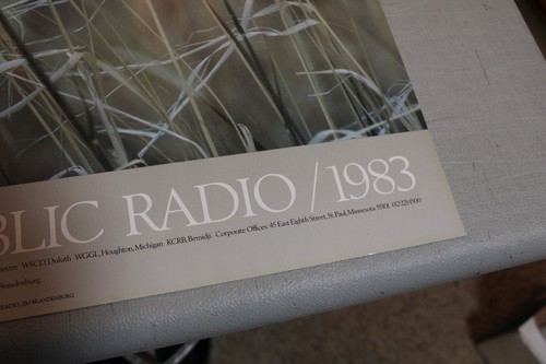 VINTAGE NPR "Minnesota Public Radio 1983" Nature Landscape Photo Print Poster - Picture 4 of 7
