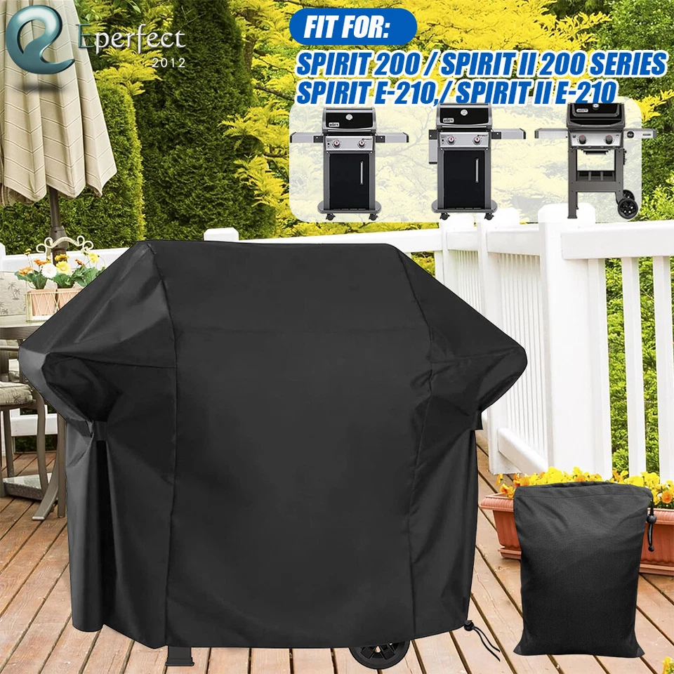 48inch Heavy Duty BBQ Gas Grill Cover Waterproof for Weber Spirit II 200 E-210
