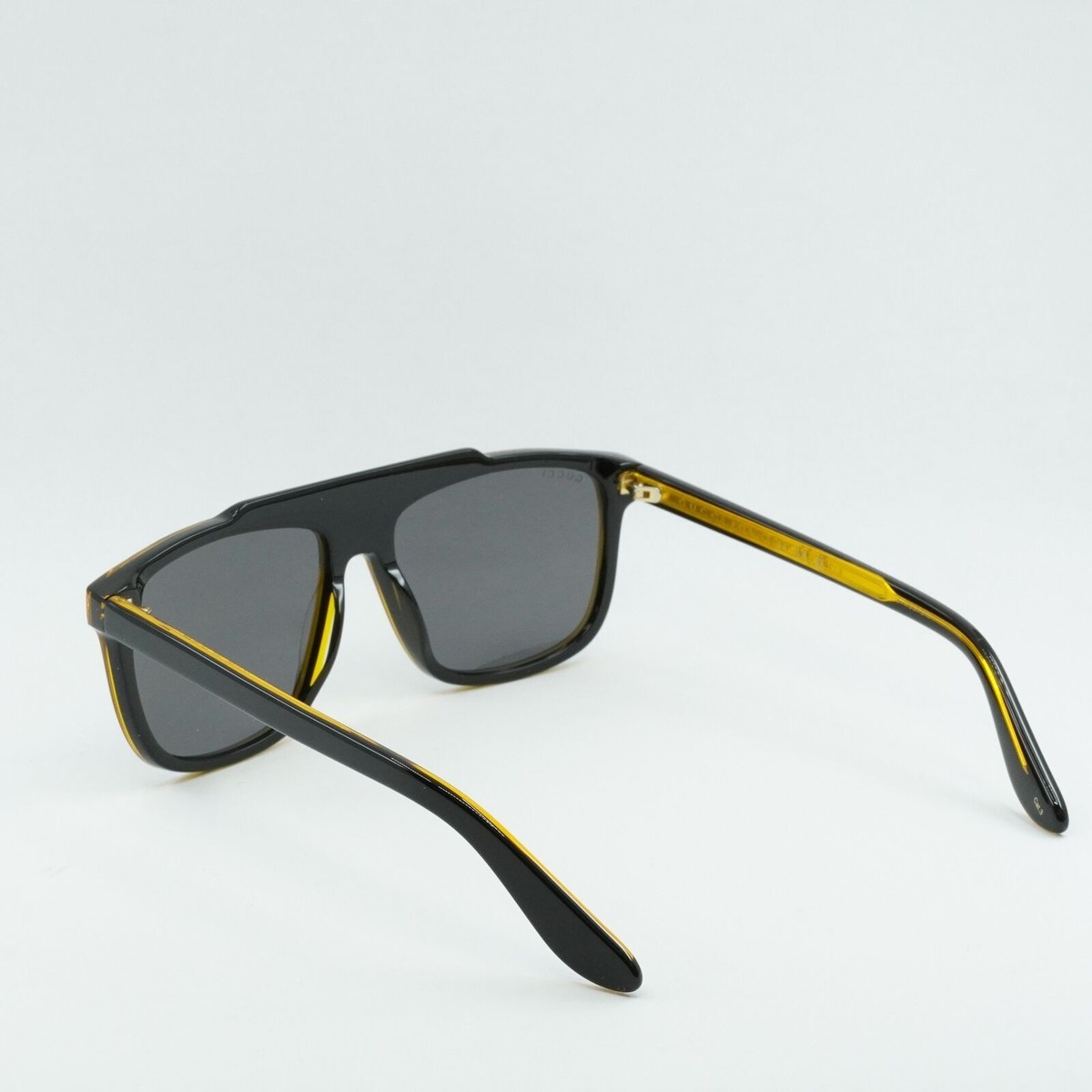 GUCCI GG1039S 001 Black/Yellow/Grey 58-16-145 Sunglasses New 