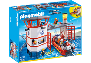 estacion guardacostas playmobil