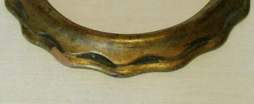 π‘ ANTICA CORNICE IN LEGNO INTAGLIATA A MANO E D'ORATA EPOCA 1930 - 230 - Foto 3 di 3