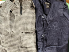 2 NWT MEN'S ALFANI Calvin Klein LOUNGE SLEEP SHIRTS Sz M NEW 64