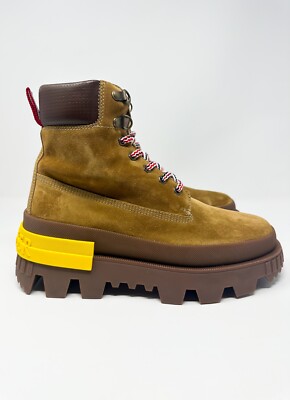 Moncler Mon Corp Boots Brown 40 $870 | eBay