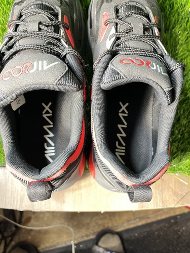 Men Size 11 - Nike Air Max 200 Black University Red ci3865-002 Excellent Cond - Picture 7 of 10