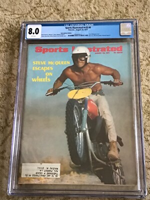 sports illustrated 1971 Steve Mcqueen CGC 8.0 | eBay