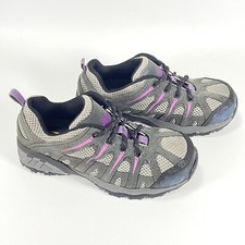 Womens Nautilus Safety toe work shoe size 6 M N1754 Sneaker Tennis grey pink