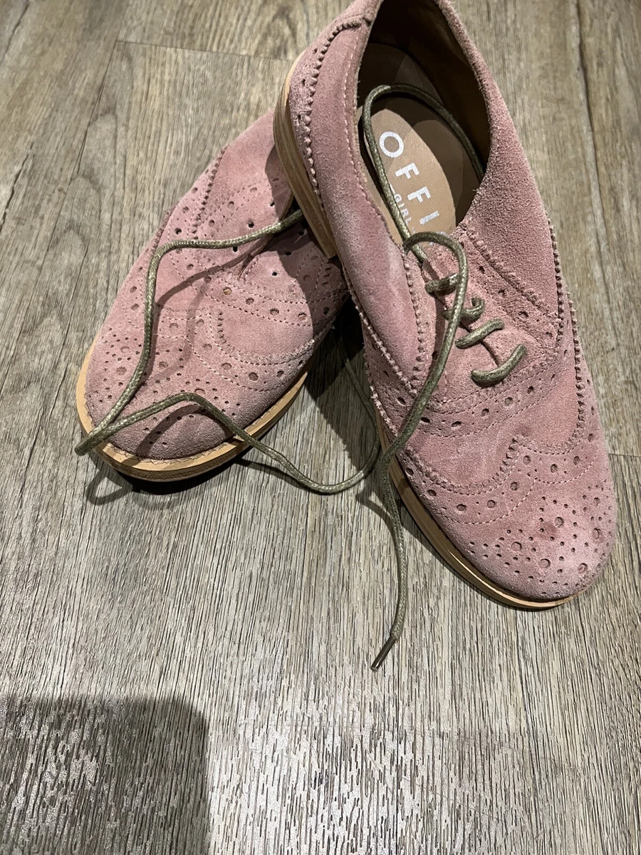 Office Suede Brogues Size 3 Size 36 Soft Pink Office Girl Brogues