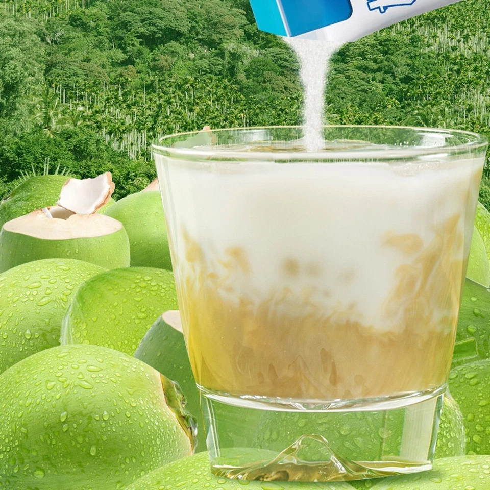 Premium Coconut Cream Powder 300g/10.58oz - 20 Single Serve Packets, Dairy Free, - Image 4 of 4