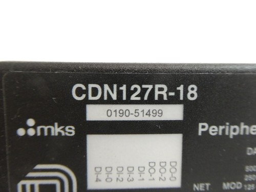 MKS Instruments CDN127R-18 I/O Interface Module AMAT 0190-51499 Working Surplus - Picture 9 of 9