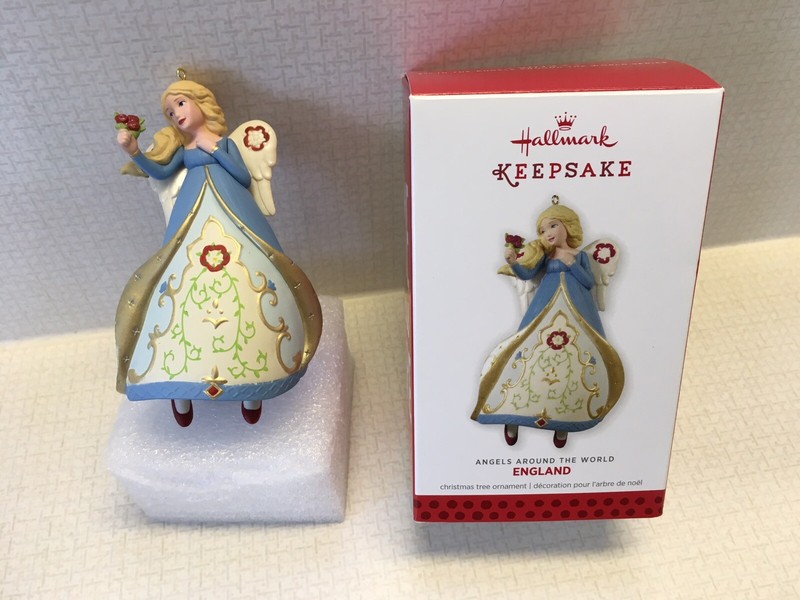 HALLMARK 2013 ANGELS AROUND THE WORLD, #3 OF SIX ORNAMENT SERIES, ENGLAND