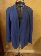 Talbots Blue Blazer Size 8 Lined