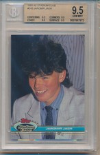 1991 Stadium Club Hockey Jaromir Jagr (#343) (All 9.5 Sub Grades) BGS9.5 BGS