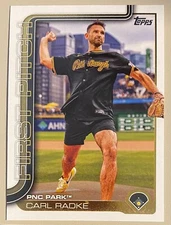 2025 Topps Baseball 2024 First Pitch FP-6 Carl Radke Pittsburgh Pirates