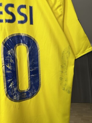 Nike FC Barcelona #10 Messi 2008 2009 Away Football Shirt Soccer