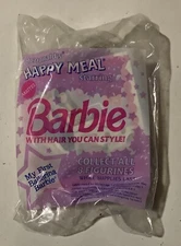 McDonald’s Happy Meal Toy Ballerina Barbie With Hair You Can Style New