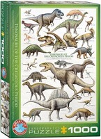 Eurographics 6000-0098 Dinosaurier Der Kreidezeit 1000 Teile Puzzle Neu Ovp