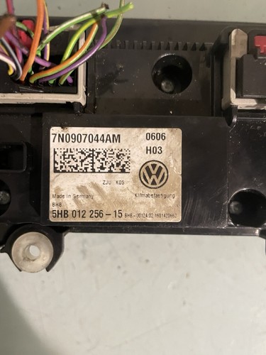 SEAT ALHAMBRA HEATER CONTROL PANEL 7N0907044AM - Picture 5 of 5