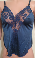 Chantilly Maidenform Dark Blue Camisole 64003 Size 36 Metric 80 Untagged