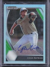 2021 Panini Prizm Draft Picks #PDP107 Chad Patrick Silver Auto
