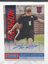 2013 Rookies & Stars Longevity Parallel Signatures #250 Dustin Hopkins Auto RC