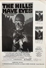 HILLS HAVE EYES Original 1977 Ad Slicks + CD Soundtrack DON PEAKE Ltd Edition