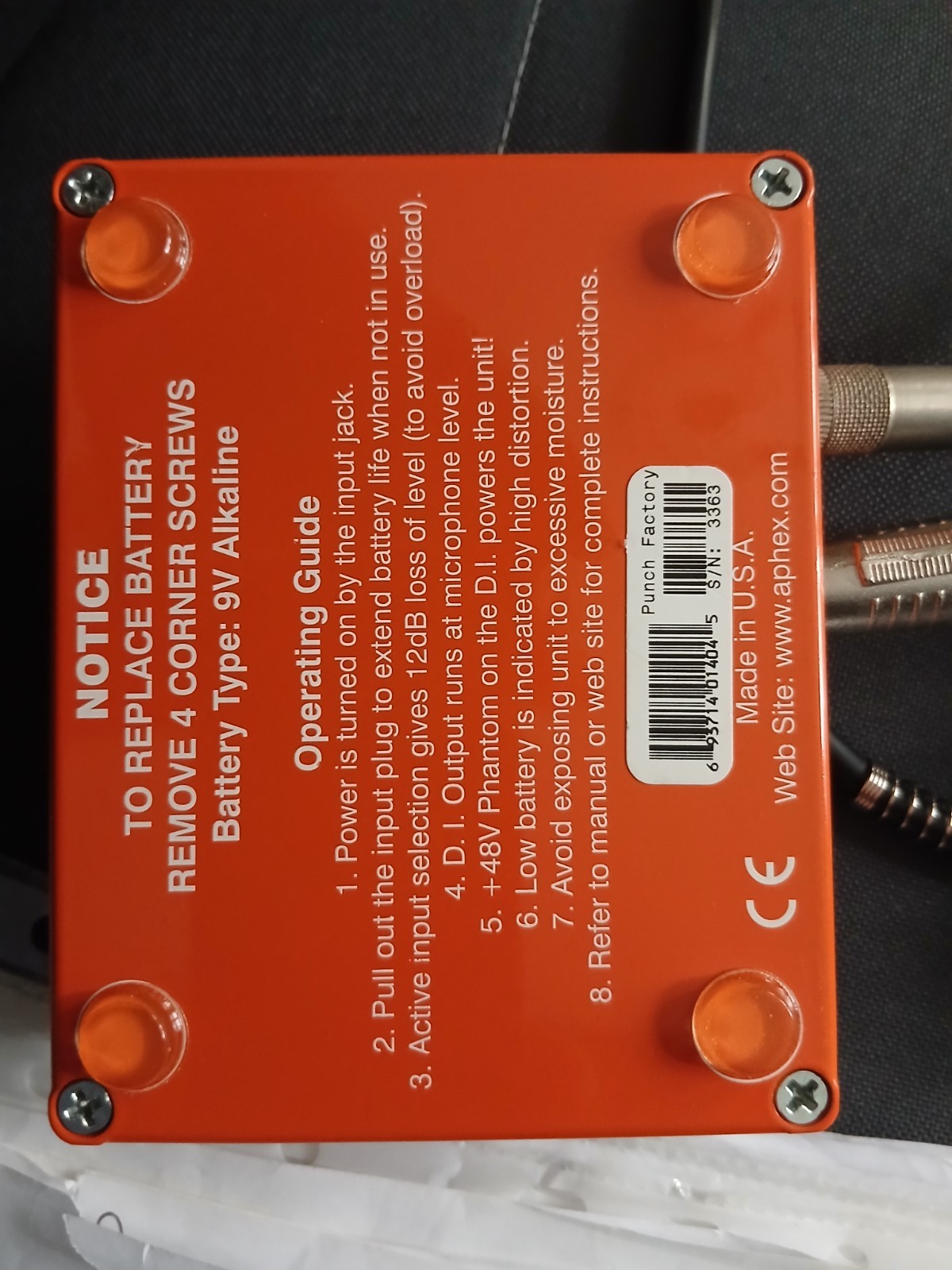 pédale d'effets guitare