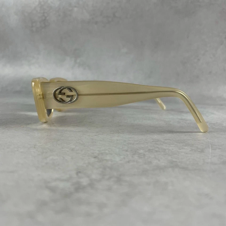 GUCCI GG2409/S Interlocking G Side Logo Sunglasses Clear Beige Black - Image 4 of 4