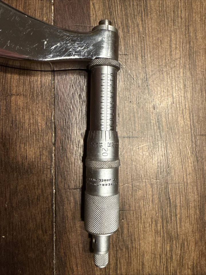 Scherr-Tumico Carbide Faced Tubular Micrometer 5-6 Inch - Vernier - Made In USA - Image 2 of 4