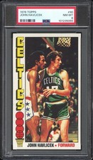 1976 Topps Boston Celtics Team Set, PSA Graded 8.067 Ranked #7, Cowens Havlicek