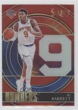 2021-22 Panini Select Select Numbers Red Prizm RJ Barrett #13 01sb