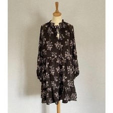 Ladies Floral Dress Size 8 EU 36 Long Sleeve Midi Dress NA-KD Brand New